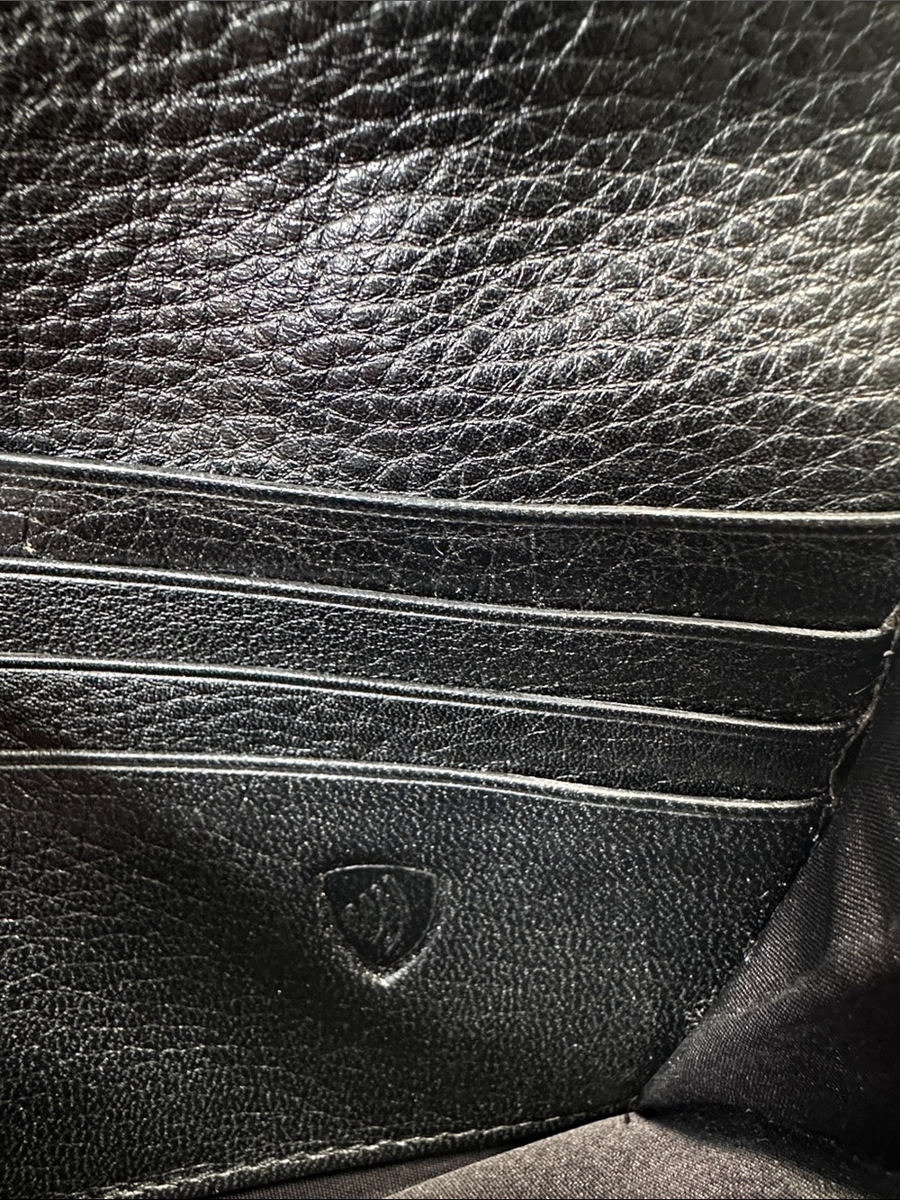 ZINDA Black Leather Women's Wallet Clutch RFID Blocking Compact Minimalist EUC - Picture 11 of 15